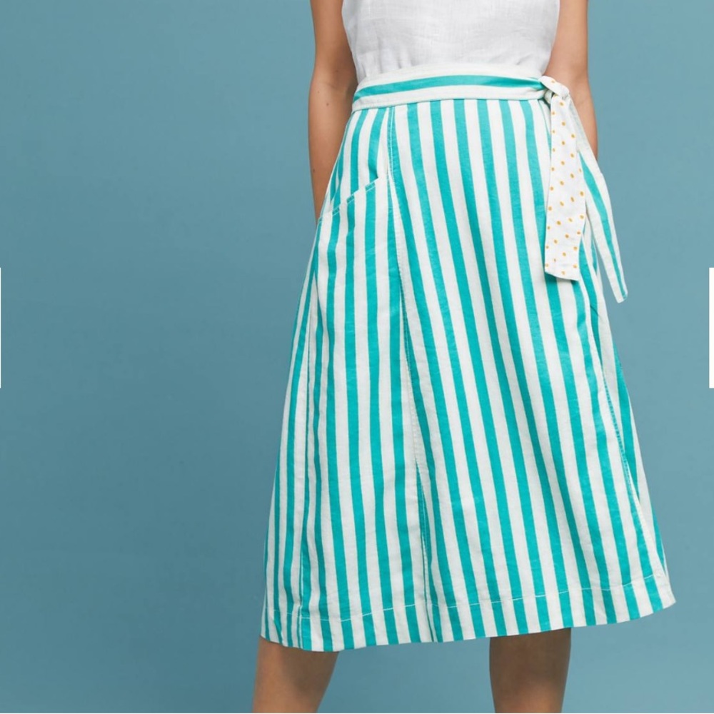 Anthropologie market wrap skirt